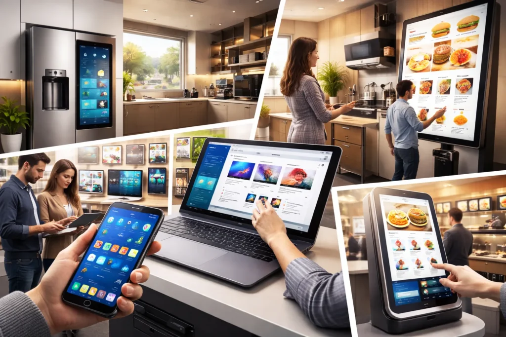 Everyday tech from smartphones to kiosks