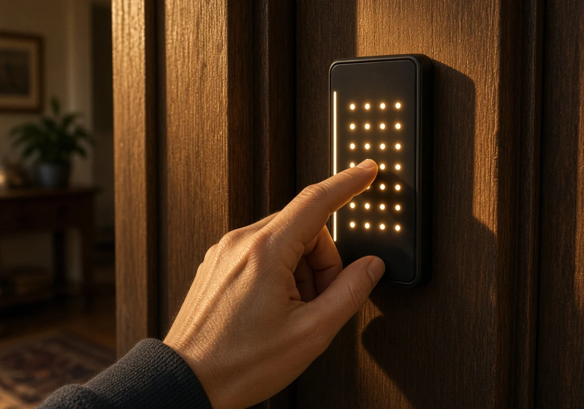 Homeowners using smart security locks for extra safety measure